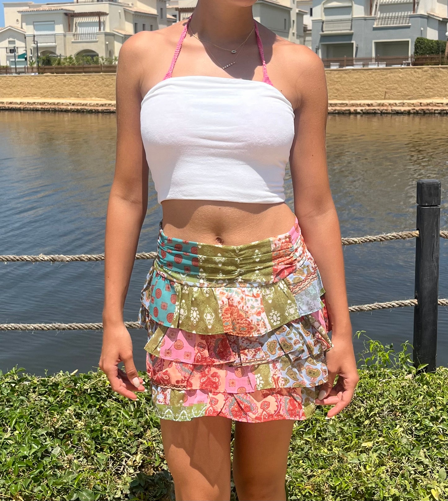 MINI RUFFLE SKIRT