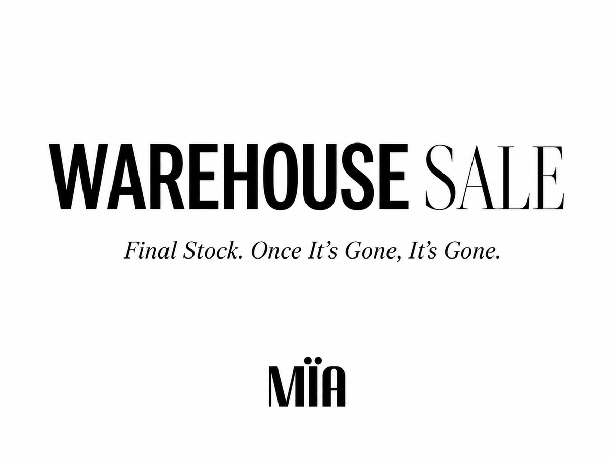 WAREHOUSE SALE