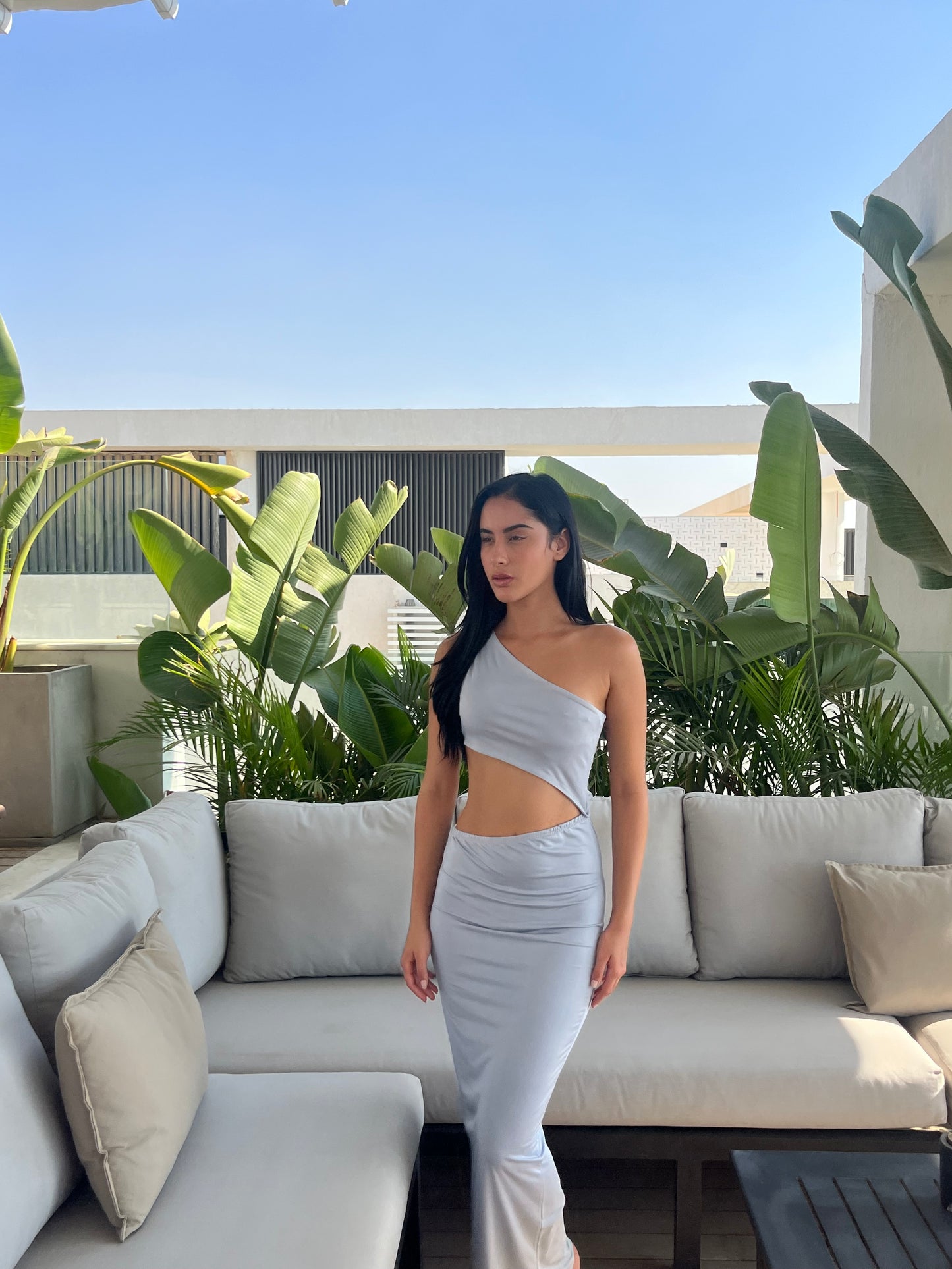 MAXI CUTOUT DRESS