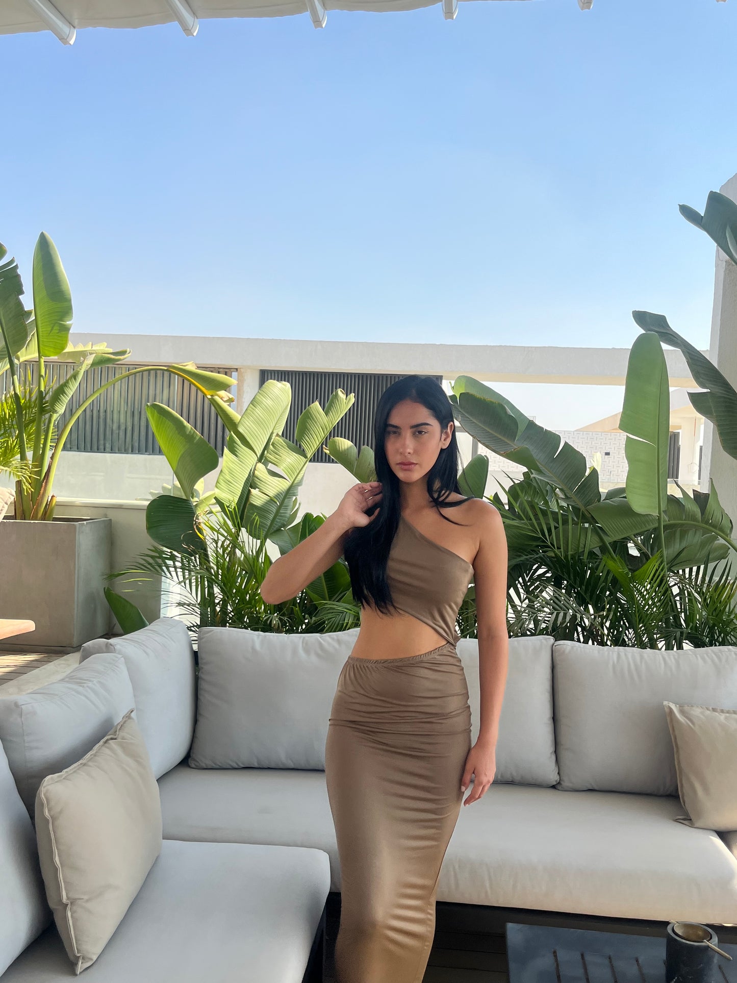 MAXI CUTOUT DRESS