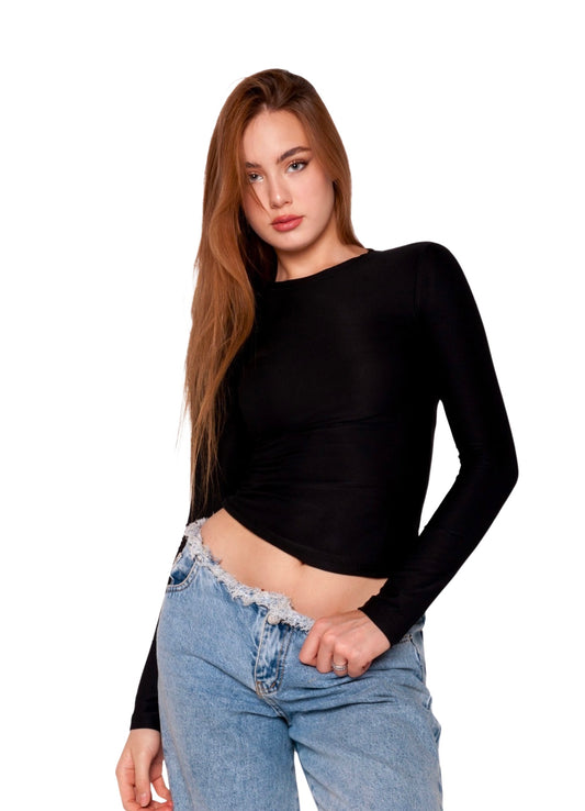 LONG SLEEVE FITTED SHIRT