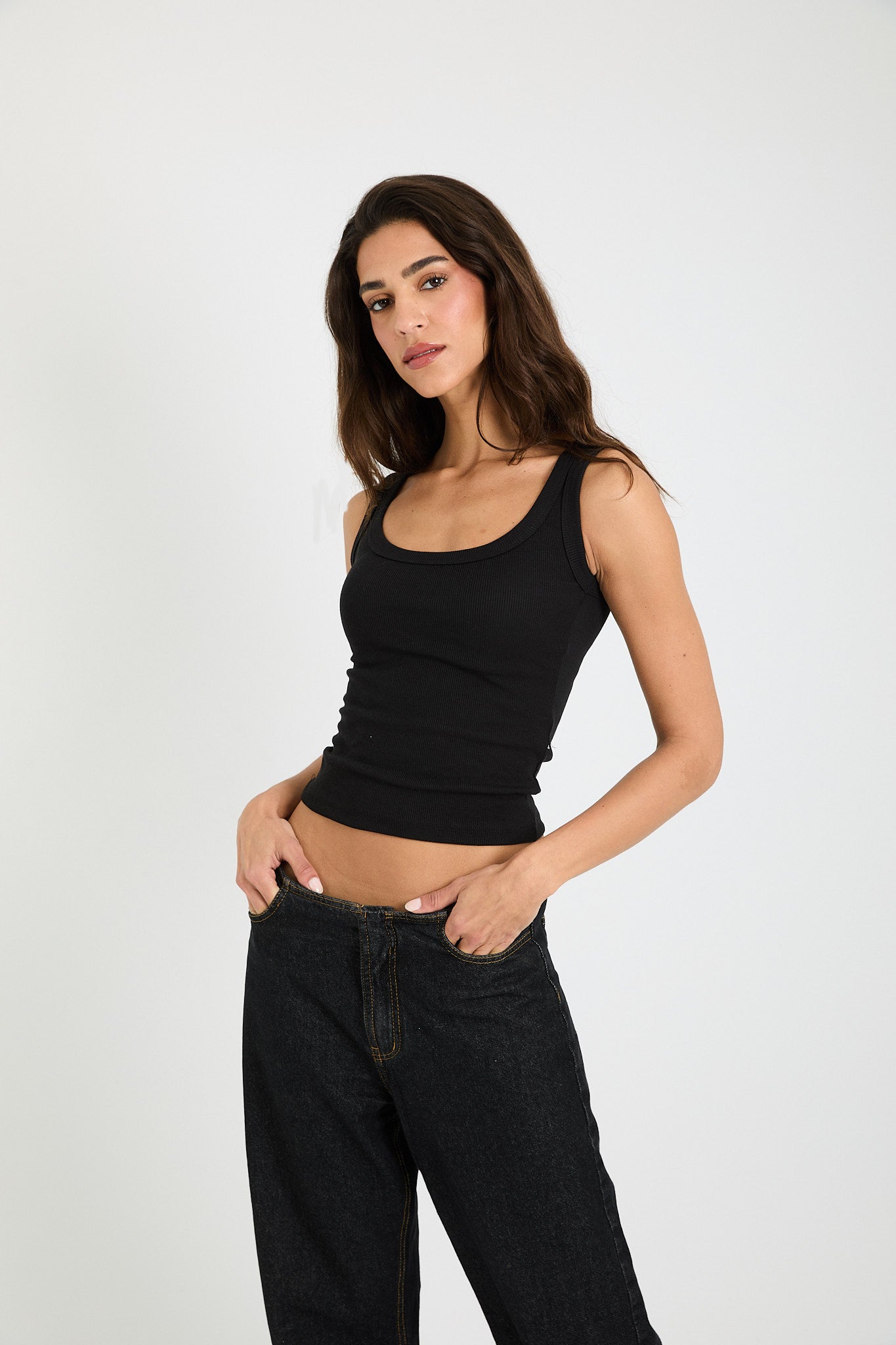 RIBBED TANK TOP